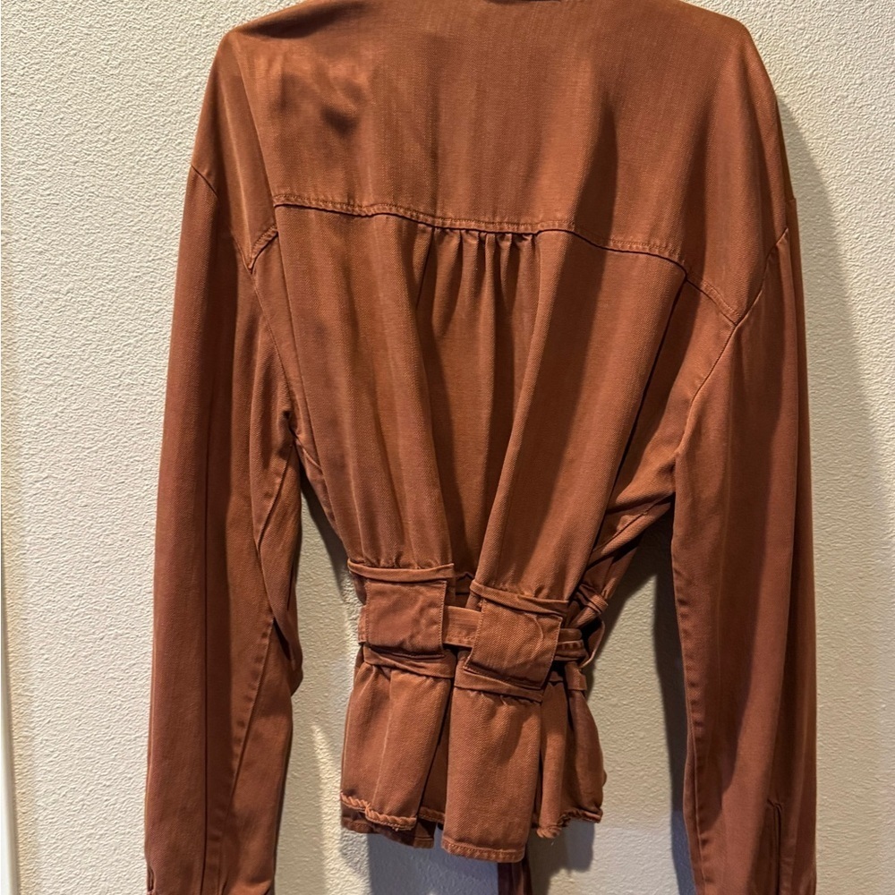 Dear John Austin Drop Shoulder Jacket | Sepia | Women’s XL NEW - Picture 7 of 8